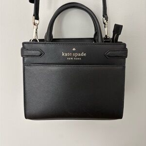 Kate Spade Black Leather Crossbody Purse